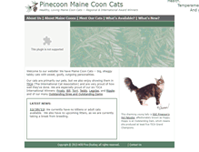 Tablet Screenshot of pinecoon.com